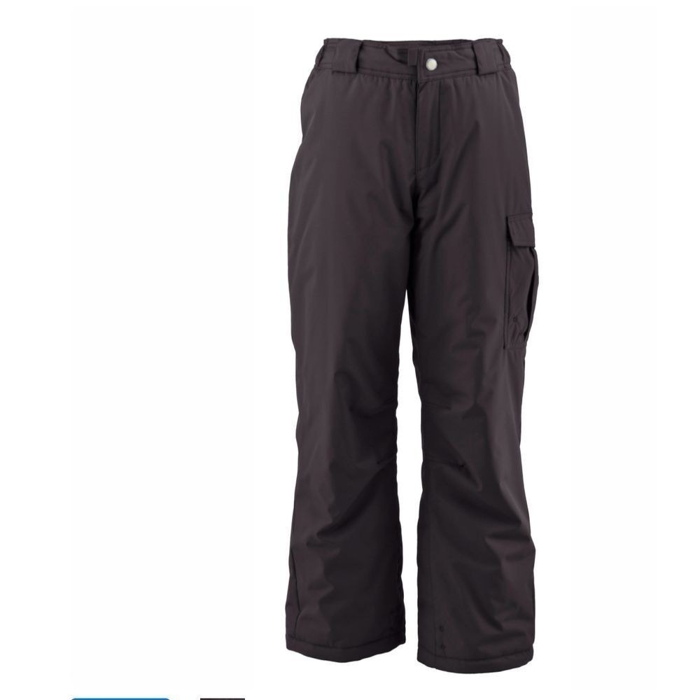 White‎ Sierra Girl's Cruiser Insulated Snow Pant - Black size Small (6)